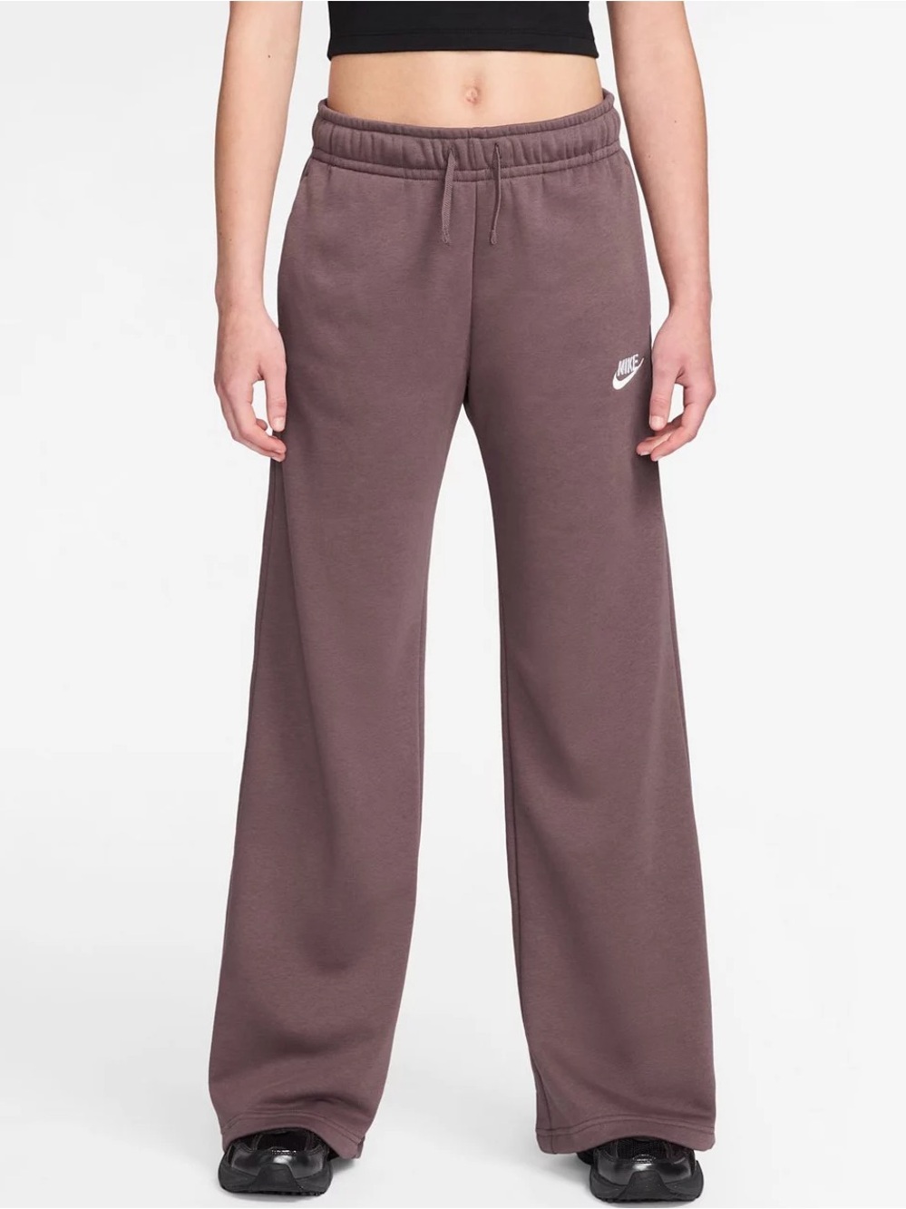 NWT Nike Sportswear Club Fleece Wide-Leg Sweatpants